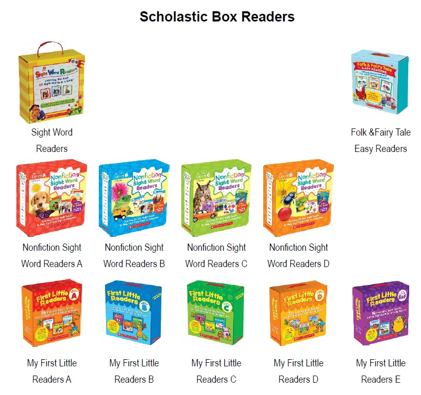 Scholastic Box Set Readers